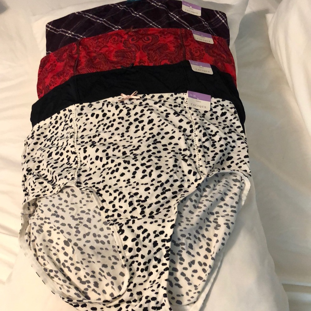 New Lane  Bryant panties  /4 pair /NWT